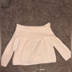 Off the shoulder sweater